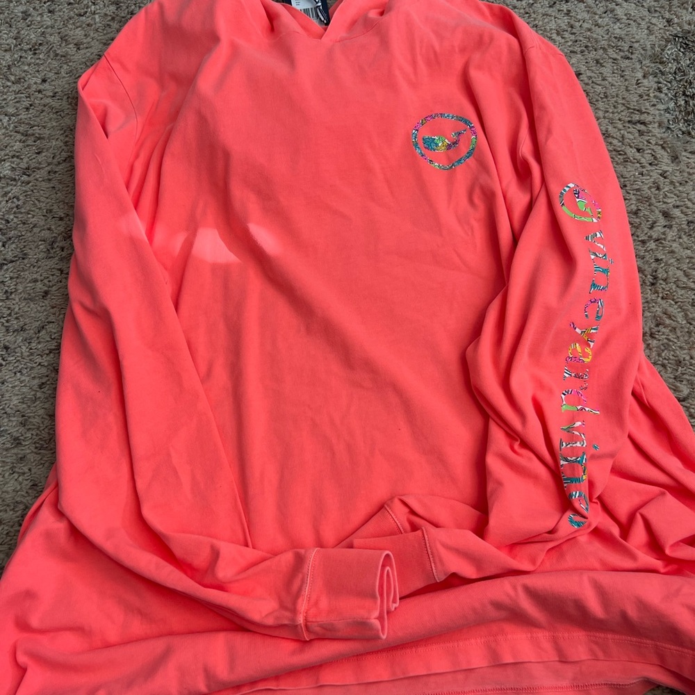 Vineyard Vines Pink Long Sleeve Tee